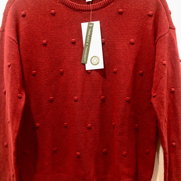 Threads 4 Thought soft pullover cotton blend sweater. - Picture 1 of 6